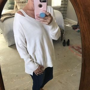 LOFT super soft cream/off white sweater